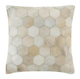 Tiled Cowhide Pillow