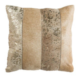 Blair Metallic Cowhide 20"X20" Pillow