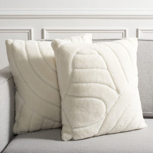 Safavieh Verli Pillow Ivory Microfiber PLS4503A-2020-SET