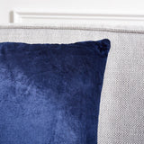 Safavieh Jovanni Pillow -Set Of 2 Navy 60% Viscose / 40% Cotton  PLS503C-1818-SET2