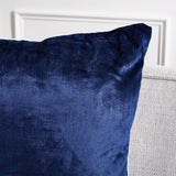 Safavieh Jovanni Pillow -Set Of 2 Navy 60% Viscose / 40% Cotton  PLS503C-1818-SET2