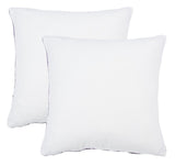 Safavieh Jovanni Pillow -Set Of 2 Purple 60% Viscose / 40% Cotton  PLS503E-1818-SET2