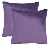 Safavieh Jovanni Pillow -Set Of 2 Purple 60% Viscose / 40% Cotton  PLS503E-1818-SET2