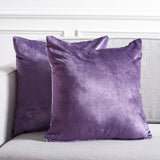 Safavieh Jovanni Pillow -Set Of 2 Purple 60% Viscose / 40% Cotton  PLS503E-1818-SET2