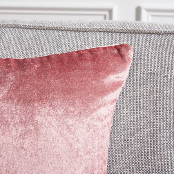 Safavieh Jovanni Pillow -Set Of 2 Pink 60% Viscose / 40% Cotton  PLS503F-1818-SET2