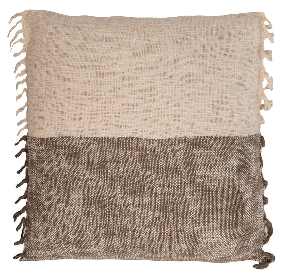 Roren Pillow Beige / Grey COTTON SLUB  PLS6532A-1818