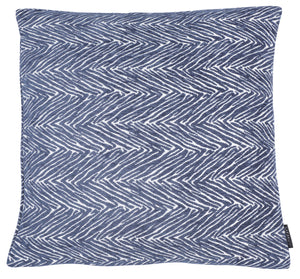Brylie Pillow - Ultra-Soft Chevron Design in Blue & White for Chic Contemporary Home Decor 18"x18"