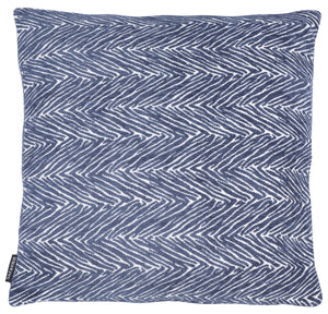 Brylie Pillow - Ultra-Soft Chevron Design in Blue & White for Chic Contemporary Home Decor 18"x18"