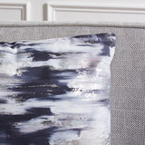 Safavieh Andrine Pillow Silver/Navy 100% Polyester PLS7197B-1818