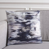 Safavieh Andrine Pillow Silver/Navy 100% Polyester PLS7197B-1818