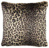 Faux Black Leopard Pillow