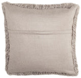 Safavieh Shag Modish Metallic Pillow Metallic Silver Polyester  PLS732A-1220