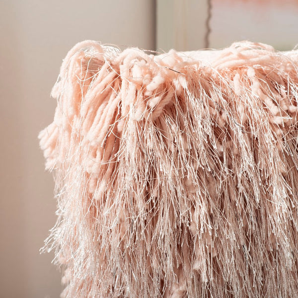 Shag Modish Metallic Pillow