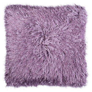 Shag Plush Shimmering Pillow - Soft Cushion for Living Room & Bedroom Decor, Stylish Comfort Upgrade
