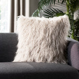 Faux Flokati Pillow