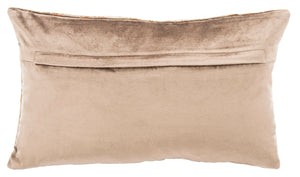 Safavieh Edmee Metallic  Pillow Potato Brown/Copper Viscose/Cotton PLS881C-2424