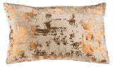 Safavieh Edmee Metallic  Pillow Potato Brown/Copper Viscose/Cotton PLS881C-2424