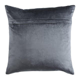 Safavieh Edmee Metallic  Pillow Midnight Blue/Silver Viscose/Cotton PLS881D-2424