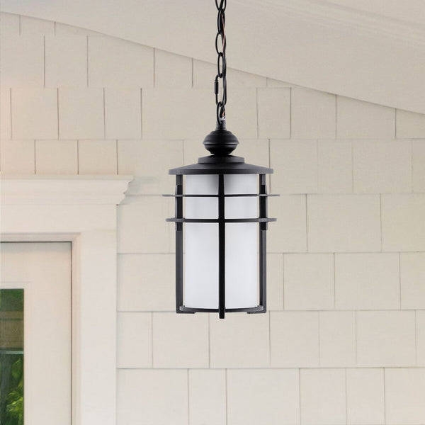 Safavieh Adisyn Outdoor Pendant Black Metal / Glass PLT4026A
