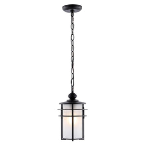 Safavieh Adisyn Outdoor Pendant Black Metal / Glass PLT4026A