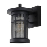 Safavieh Osprey Outdoor Wall Sconce/Black -Set Of 2 Black Metal / Glass PLT4029A-SET2