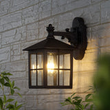 Safavieh Penryn Outdoor Wall Sconce -Set Of 2 Black  PLT4032A-SET2