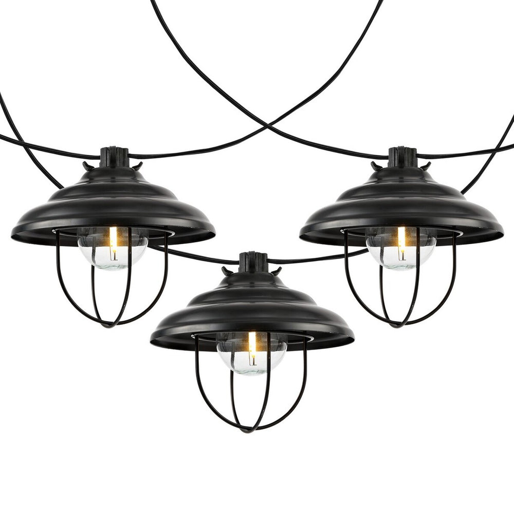 Safavieh Aislin Led Outdoor String Lights Black Plastic/Metal PLT4052A