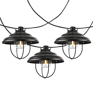 Safavieh Aislin Led Outdoor String Lights Black Plastic/Metal PLT4052A