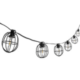 Safavieh Garnet Led Outdoor String Lights Black Plastic/Metal PLT4055A