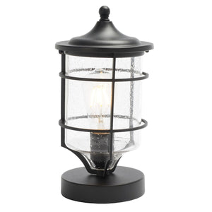 Safavieh Rueda Outdoor Table Lamp Black 50% Steel+50% Glass PLT7041A