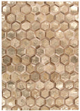 Nourison Michael Amini City Chic MA100 Modern Handmade Woven Indoor only Area Rug Amber/Gold 5'3" x 7'5" 99446305398
