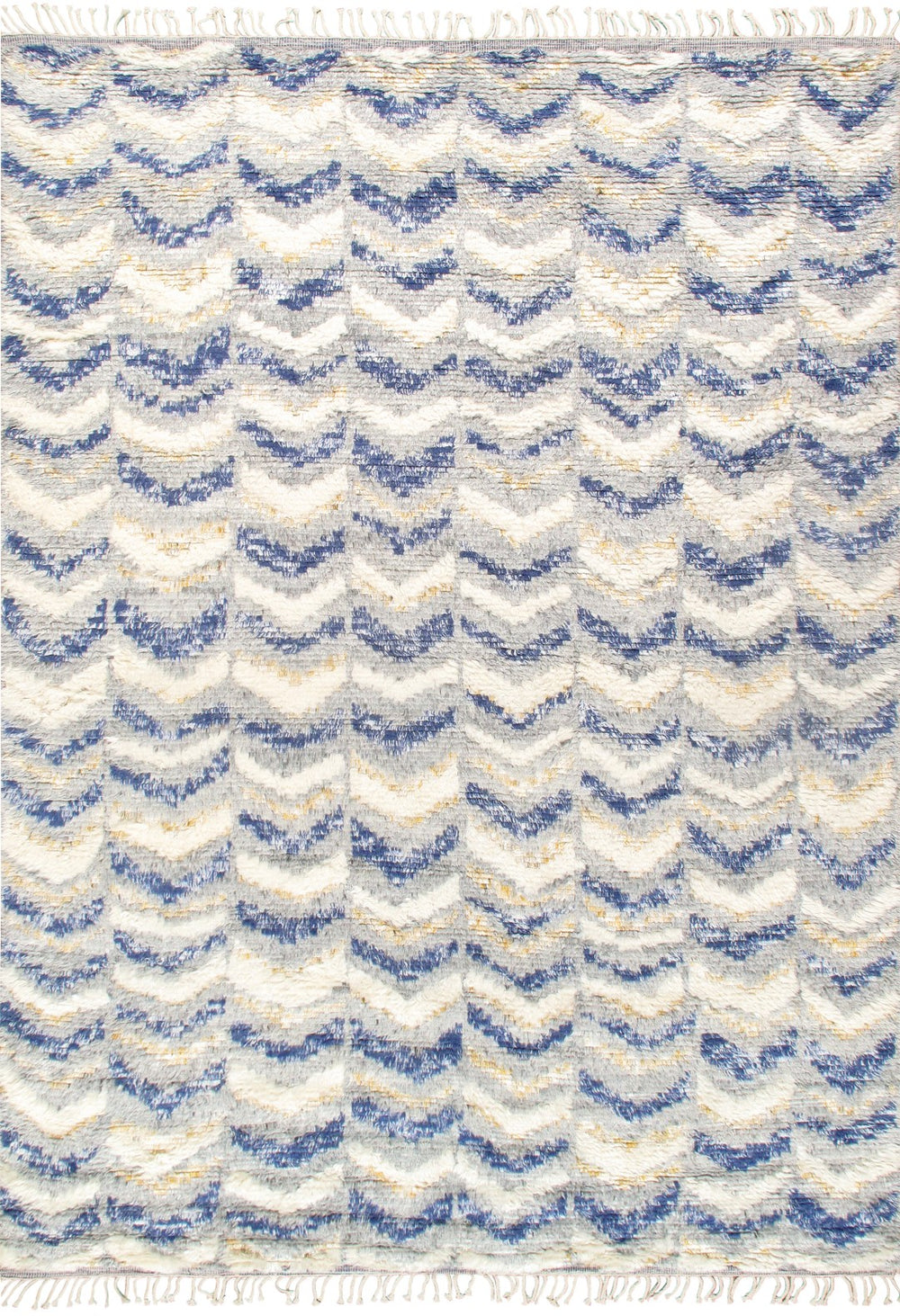 Pasargad Casablanca Moroccan Collection Hand-Knotted Wool Area Rug PM-196 5x8-PASARGAD