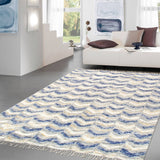 Pasargad Casablanca Moroccan Collection Hand-Knotted Wool Area Rug PM-196 5x8-PASARGAD