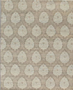 Pasargad Transitional Collection Hand-Knotted Lamb's Wool Area Rug PMA-14 8X10-PASARGAD