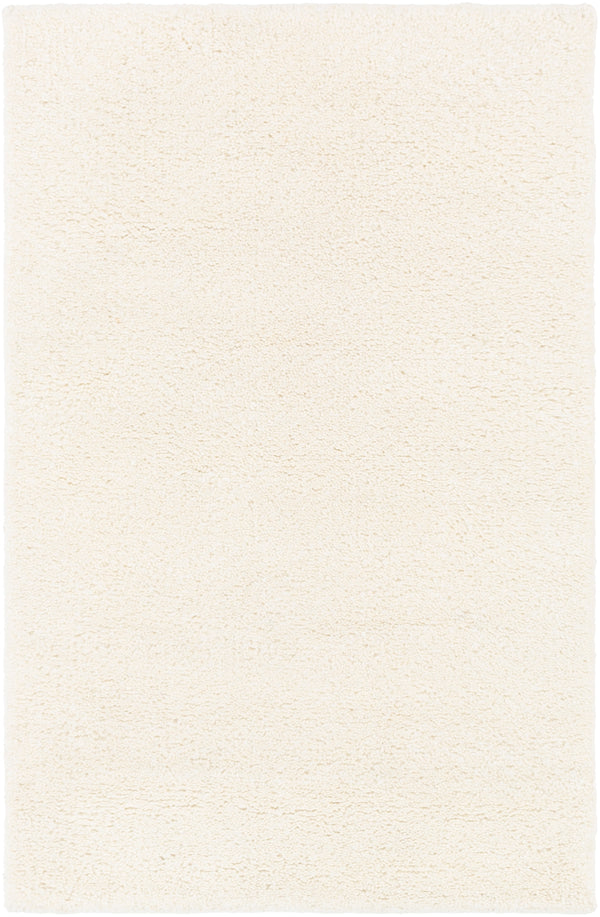 Parma PMA-2301 Modern Viscose, Wool Rug PMA2301-912 Cream, Ivory 50% Viscose, 50% Wool 9' x 12'