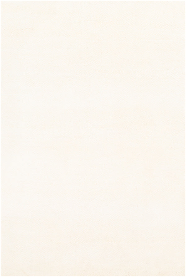 Parma PMA-2301 Modern Viscose, Wool Rug PMA2301-576 Cream, Ivory 50% Viscose, 50% Wool 5' x 7'6"