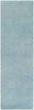 Parma PMA-2305 Modern Viscose, Wool Rug PMA2305-268 Sky Blue, Light Gray 50% Viscose, 50% Wool 2'6" x 8'