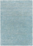 Parma PMA-2305 Modern Viscose, Wool Rug PMA2305-912 Sky Blue, Light Gray 50% Viscose, 50% Wool 9' x 12'