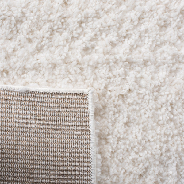 Parma Shag 521 Shag & Flokati Power Loomed Polypropylene Pile Rug Cream / Grey