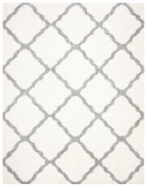 Parma Shag 521 Shag & Flokati Power Loomed Polypropylene Pile Rug Cream / Grey