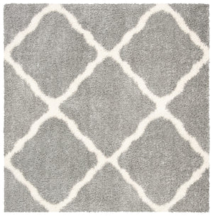 Parma Shag 521 Shag & Flokati Power Loomed Polypropylene Pile Rug Grey / Cream