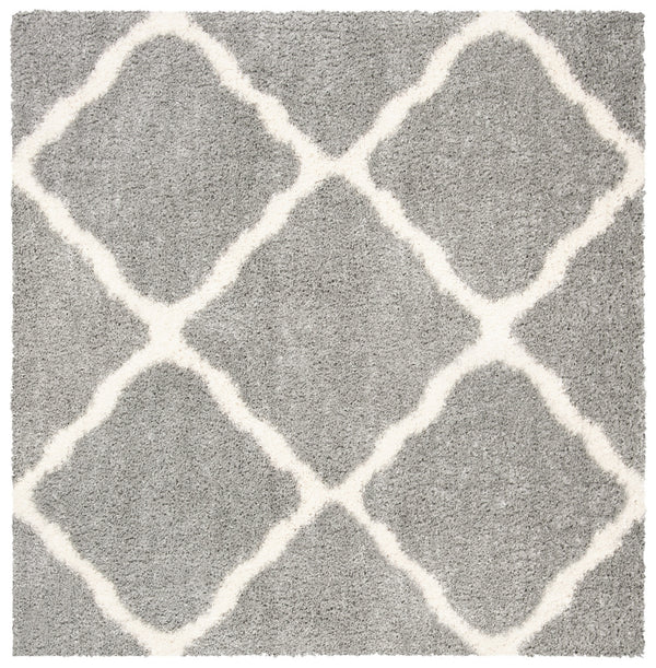 Parma Shag 521 Shag & Flokati Power Loomed Polypropylene Pile Rug Grey / Cream
