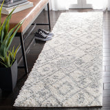 Parma Shag 583 Shag & Flokati Power Loomed Polypropylene Pile Rug Cream / Grey