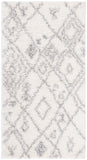 Parma Shag 583 Shag & Flokati Power Loomed Polypropylene Pile Rug Cream / Grey