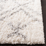 Parma Shag 583 Shag & Flokati Power Loomed Polypropylene Pile Rug Cream / Grey