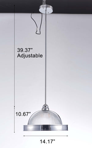 Pasargad Natalie Collection Metal & Glass Pendant Lights PMT-02-PASARGAD