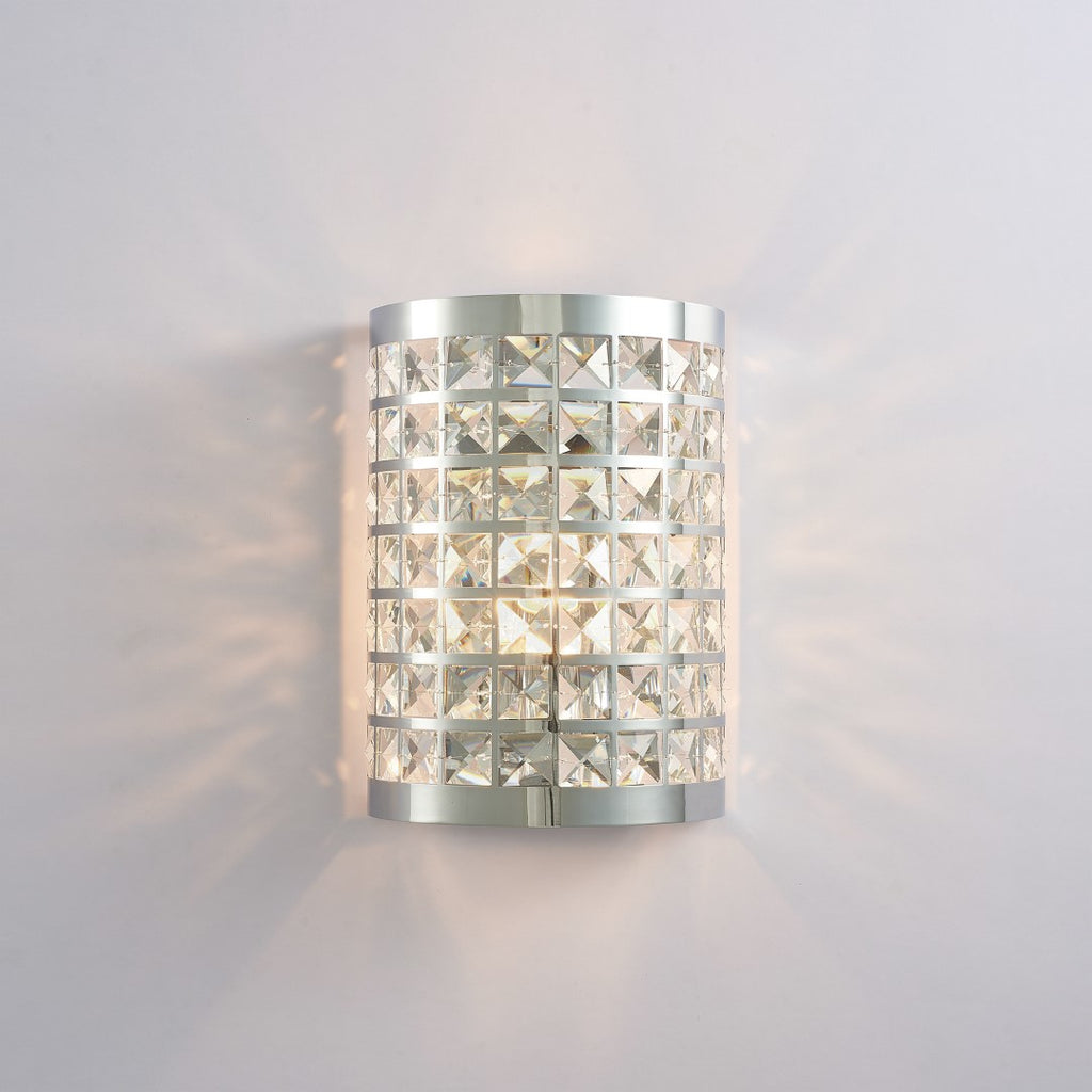 Pasargad Rene Collection Metal & Crystal Sconce Lights PMT-03-PASARGAD