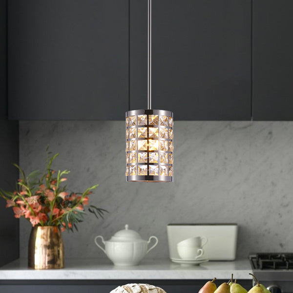 Pasargad Hermoza Collection Metal & Crystal Pendant Lights PMT-04-PASARGAD