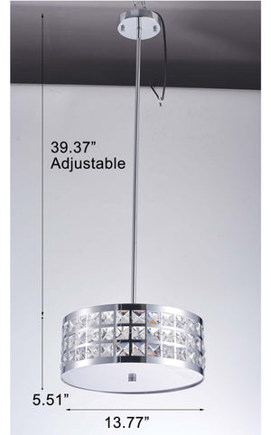 Pasargad Hermoza Collection Metal & Crystal Pendant Lights PMT-05-PASARGAD