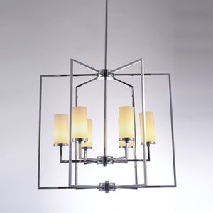 Pasargad Riva Collection Metal & Glass Chandelier Lights PMT-07-PASARGAD